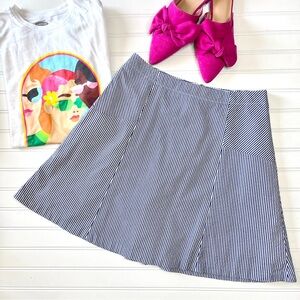 Loft Seersucker Skirt | size 6